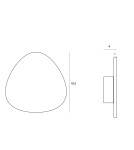 Maxlight Kinkiet Marbles 6W Czarny W0391