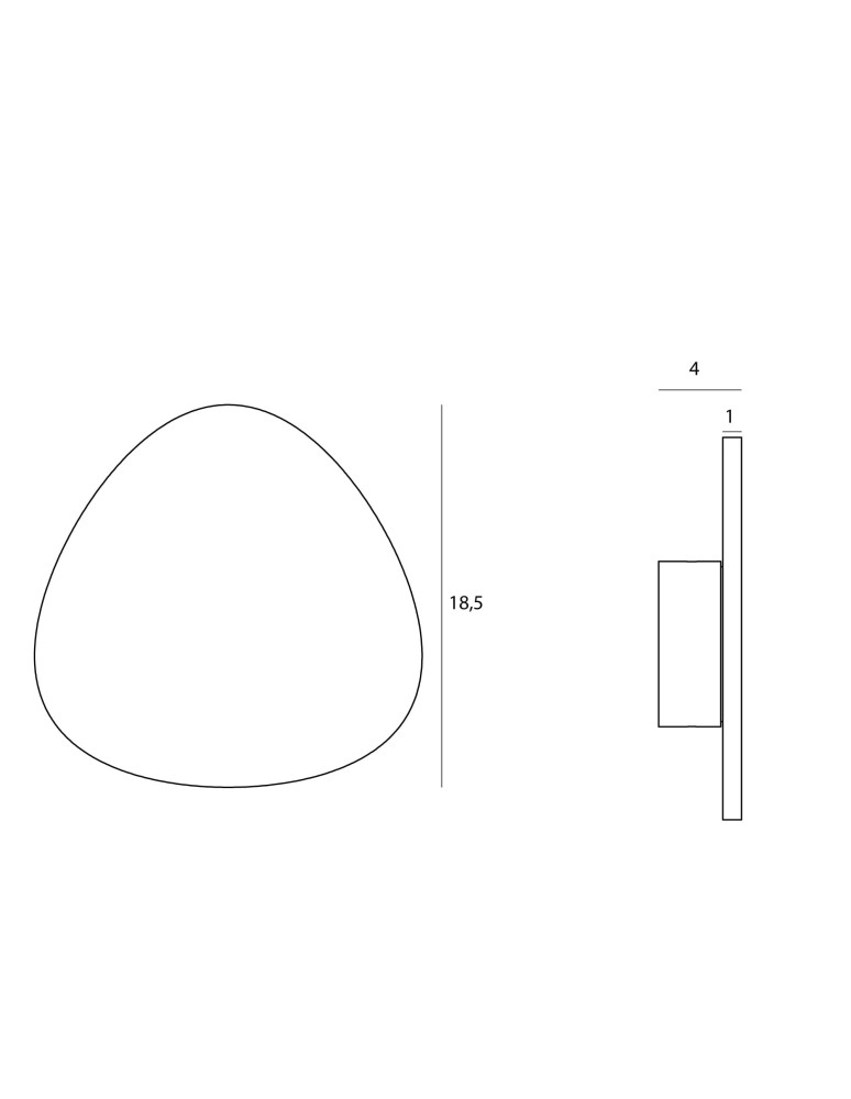 Designer wall lamps - Maxlight Wall lamp Marbles 6W Black W0391 - product kolory-swiatla.pl 4