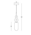 Single pendant lamps - Maxlight Nova Black P0641 Pendant Lamp (formerly Roma P0600). - product 4