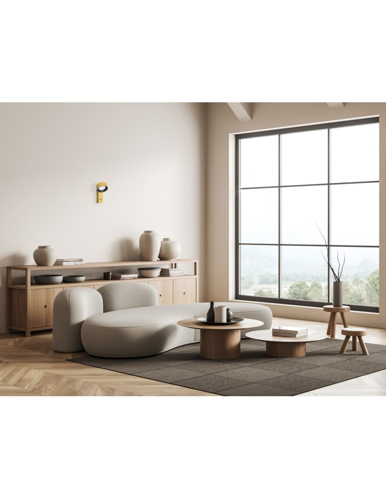 Wall lamps for bedrooms - Italux Otal LED wall lamp 1.8W 4000K 489 lm Yellow WL-47390-1-YLL - product kolory-swiatla.pl 2