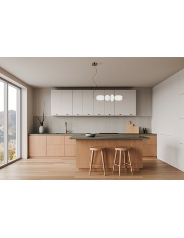 Italux Nico Wisząca LED 18W 3000K 1925 lm Czarny, złoty PND-8545-4H-AB-WH - produkt 2