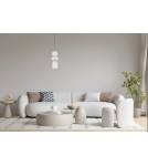 Italux Nico Wisząca LED 15W 3000K 1492 lm Czarny, złoty PND-8545-3-AB-WH