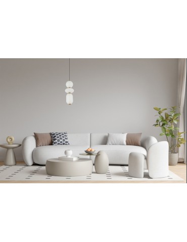 Italux Nico Wisząca LED 15W 3000K 1492 lm Czarny, złoty PND-8545-3-AB-WH - produkt 2