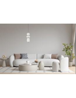 Italux Nico Wisząca LED 15W 3000K 1492 lm Czarny, złoty PND-8545-3-AB-WH - produkt 2