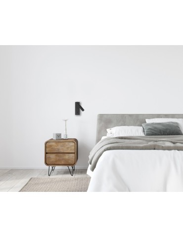 Italux Cali Wall lamp 3000K 153lm Sandblasted black WL-21017-BL - product 2