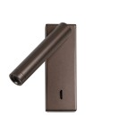 Wall lamps for bedrooms - Italux Cali Wall lamp 3000K 153lm Coffee WL-21017-CFF - product 1