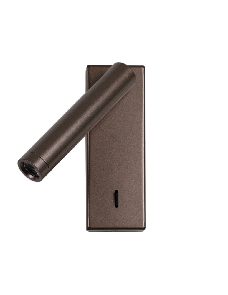 Wall lamps for bedrooms - Italux Cali Wall lamp 3000K 153lm Coffee WL-21017-CFF - product kolory-swiatla.pl 1