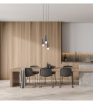 Italux Macera Wisząca 3xE27 piaskowy czarny PND-33849-3R-BK