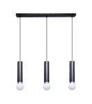 Pendant lamps on a strip - Italux Macera Pendant 3xE27 sand black PND-33849-3-BK - product 3