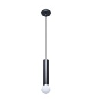Single pendant lamps - Italux Macera Pendant 1xE27 sand black PND-33849-1-BK - product 3