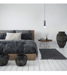 Italux Macera Wisząca 1xE27 piaskowy czarny PND-33849-1-BK