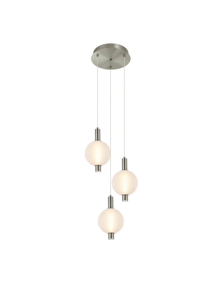 Triple pendant lamps - Italux Lenti LED Pendant 18W 3000K 1507 lm Black, Gold PND-83631-3-SC-WH - product kolory-swiatla.pl 1