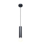 Single pendant lamps - Italux Macera Pendant 1xE27 sand black PND-33849-1-BK - product 1