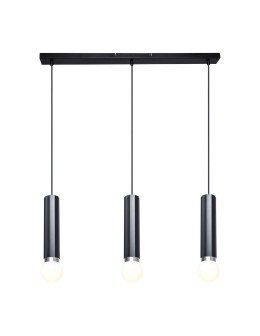 Italux Macera Wisząca 3xE27 piaskowy czarny PND-33849-3-BK
