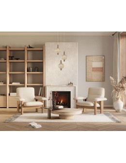 Italux Lenti Wisząca LED 18W 3000K 1340 lm Czarny, złoty PND-83631-3-AB-AMB - produkt 2