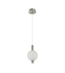 Single pendant lamps - Italux Lenti LED Pendant 7W 3000K 595 lm Black, Gold PND-83631-1-SC-WH - product 3