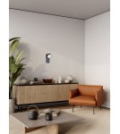 Wall lamps for bedrooms - Italux Fonten LED wall lamp 1.8W 4000K 489 lm Sandblasted black WL-47380-1-BK - product 2
