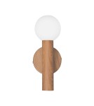 Scandinavian style wall lamps - Italux Filano Wall lamp 1xG9 Brown WL-33574-1-WD - product 3