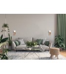 Scandinavian style wall lamps - Italux Filano Wall lamp 1xG9 Brown WL-33574-1-WD - product 2