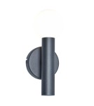 Scandinavian style wall lamps - Italux Filano Wall lamp 1xG9 sand black WL-33574-1-BK - product 1