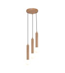 Triple pendant lamps - Italux Filano Pendant 3xG9 Brown PND-33574-3-WD - product 1