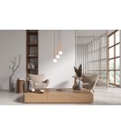 Triple pendant lamps - Italux Filano Pendant 3xG9 Brown PND-33574-3-WD - product 2