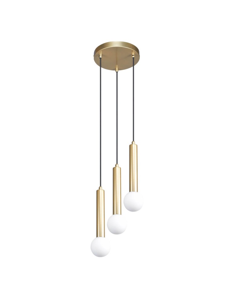 Triple pendant lamps - Italux Filano Pendant 3xG9 Gold PND-33574-3-GD - product kolory-swiatla.pl 3