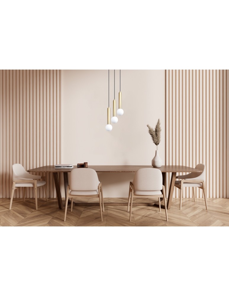 Triple pendant lamps - Italux Filano Pendant 3xG9 Gold PND-33574-3-GD - product kolory-swiatla.pl 2