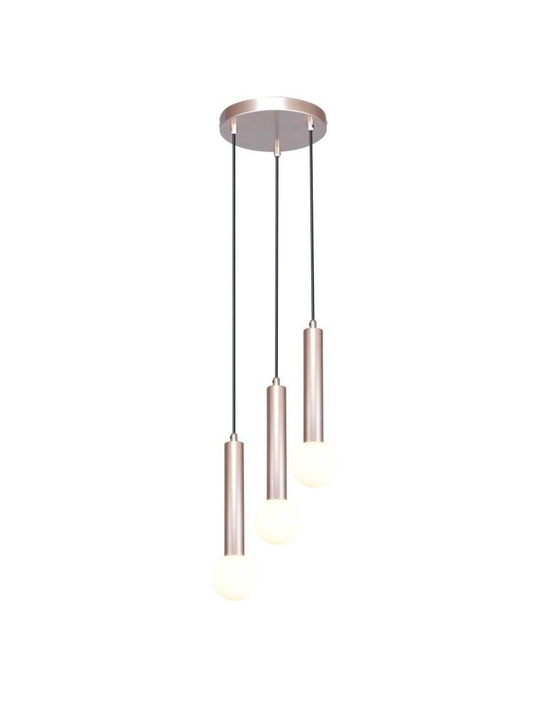 Triple pendant lamps - Italux Filano Pendant 3xG9 Coffee PND-33574-3-CF. - product kolory-swiatla.pl 1