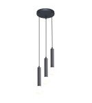 Triple pendant lamps - Italux Filano Pendant 3xG9 sand black PND-33574-3-BK - product 1