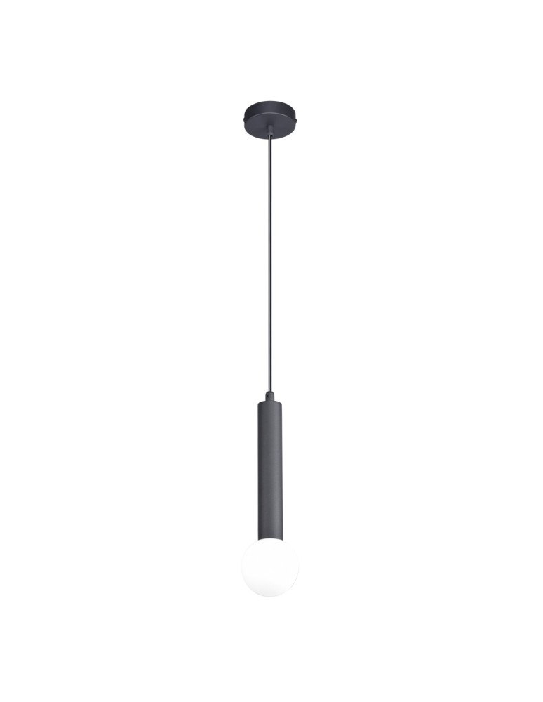 Single pendant lamps - Italux Filano Pendant 1xG9 sand black PND-33574-1-BK - product kolory-swiatla.pl 3