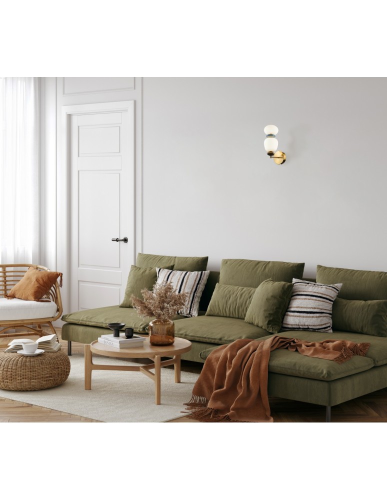 Designer wall lamps - Italux Evans LED wall lamp 12W 3000K 1450 lm Gold WL-94981-1B-GD - product kolory-swiatla.pl 2