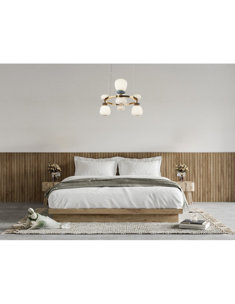 Designer pendant lamps - Italux Evans LED Pendant 33W 3000K 3950 lm Gold PND-94981-4B-GD. - product kolory-swiatla.pl 2