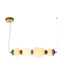 Designer pendant lamps - Italux Evans LED Pendant 22W 3000K 2660 lm Gold PND-94981-4A-GD. - product 1