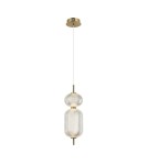 Single pendant lamps - Italux Corado LED Pendant 15W 3000K 1647 lm Gold PND-81438-1C-GD. - product 1