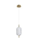 Single pendant lamps - Italux Corado LED Pendant 10W 3000K 1050 lm Gold PND-81438-1B-GD. - product 3