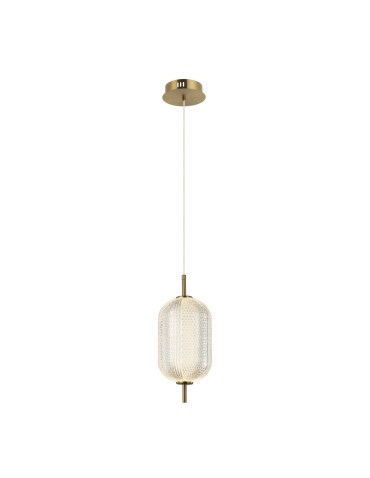 Italux Corado LED Pendant 10W 3000K 1050 lm Gold PND-81438-1B-GD.