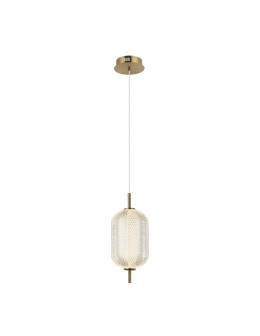 Italux Corado LED Pendant 10W 3000K 1050 lm Gold PND-81438-1B-GD.