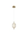 Italux Corado LED Pendant 8W 3000K 830 lm Gold PND-81438-1A-GD.