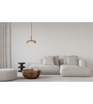 Single pendant lamps - Italux Colle LED Pendant 12W 3000K 1500 lm Yellow, Black PND-48529-BK-YLL - product 2