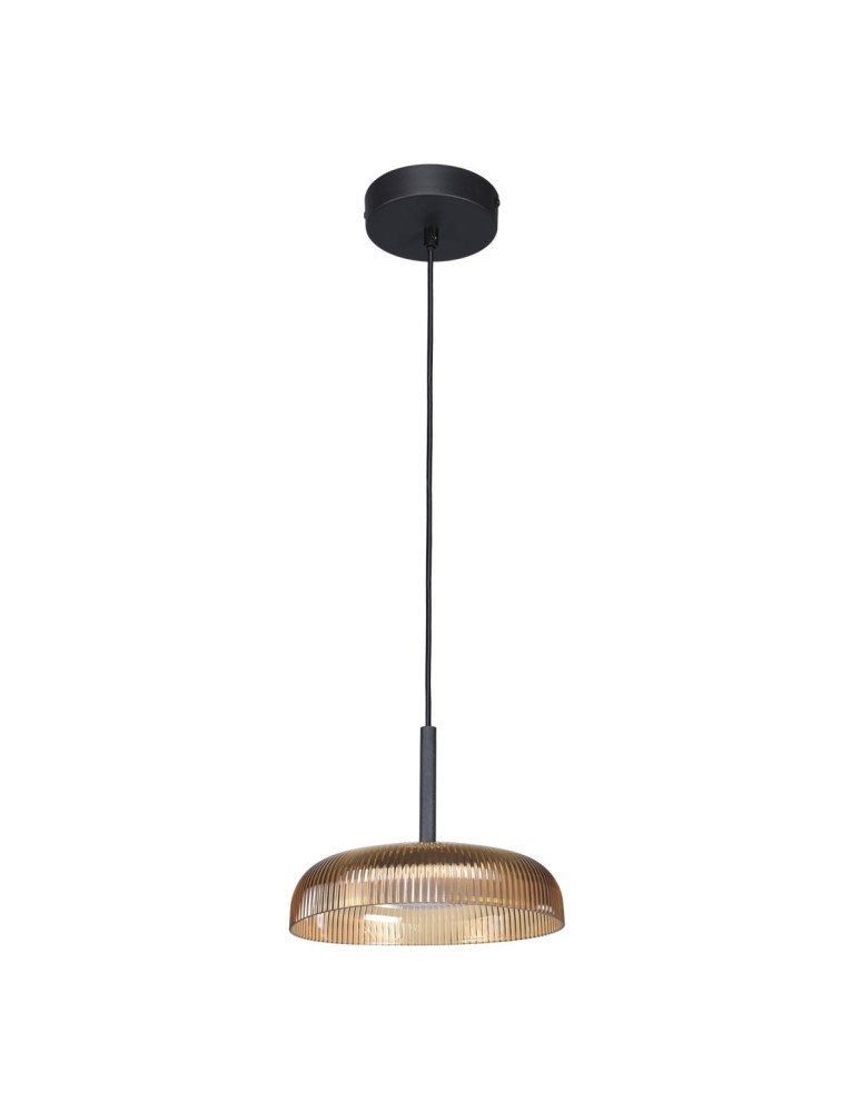 Single pendant lamps - Italux Colle LED Pendant 12W 3000K 1500 lm Yellow, Black PND-48529-BK-YLL - product kolory-swiatla.pl 3