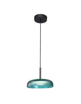 Italux Colle LED Pendant 12W 3000K 1500 lm Green, black PND-48529-BK-BLU