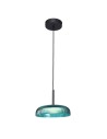 Italux Colle LED Pendant 12W 3000K 1500 lm Green, black PND-48529-BK-BLU