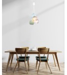 Multicolored pendant lamps - Italux Cases Pendant 4xE14 White matte PND-94794-4B-MLTI - product 2