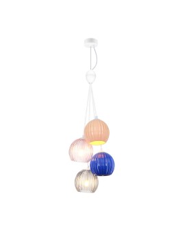 Italux Cases Pendant 4xE14 White matte PND-94794-4A-MLTI