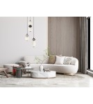 Triple pendant lamps - Italux Balos LED Pendant 19W 3000K 1400 lm Black matte PND-94921-4R-BK - product 2