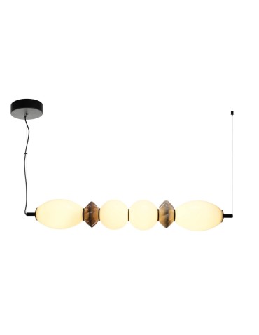 Italux Balos Wisząca LED 23W 3000K 2840 lm Czarny mat PND-94921-4A-BK