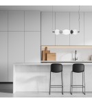 Designer pendant lamps - Italux Balos LED Pendant 14W 3000K 1600 lm Matte Black PND-94921-3A-BK - product 2