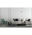 Single pendant lamps - Italux Balos LED Pendant 10W 3000K 1250 lm Matte Black PND-94921-2A-BK - product 2