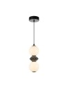 Italux Balos LED Pendant 10W 3000K 1250 lm Matte Black PND-94921-2A-BK